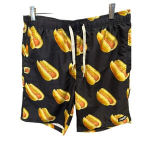Neff Hot‎ Dog All-Over Print Swim Trunks